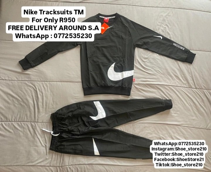 Shoe_store210's tweet photo. Nike Tracksuits TM
For Only R1000
FREE DELIVERY AROUND S.A
WhatsApp : 0772535230
View catalogue on WhatsApp here : https://t.co/cWicuknfsV
#myrongolden #simplifier #men #nike #multiplier https://t.co/f3X4eU0j0N