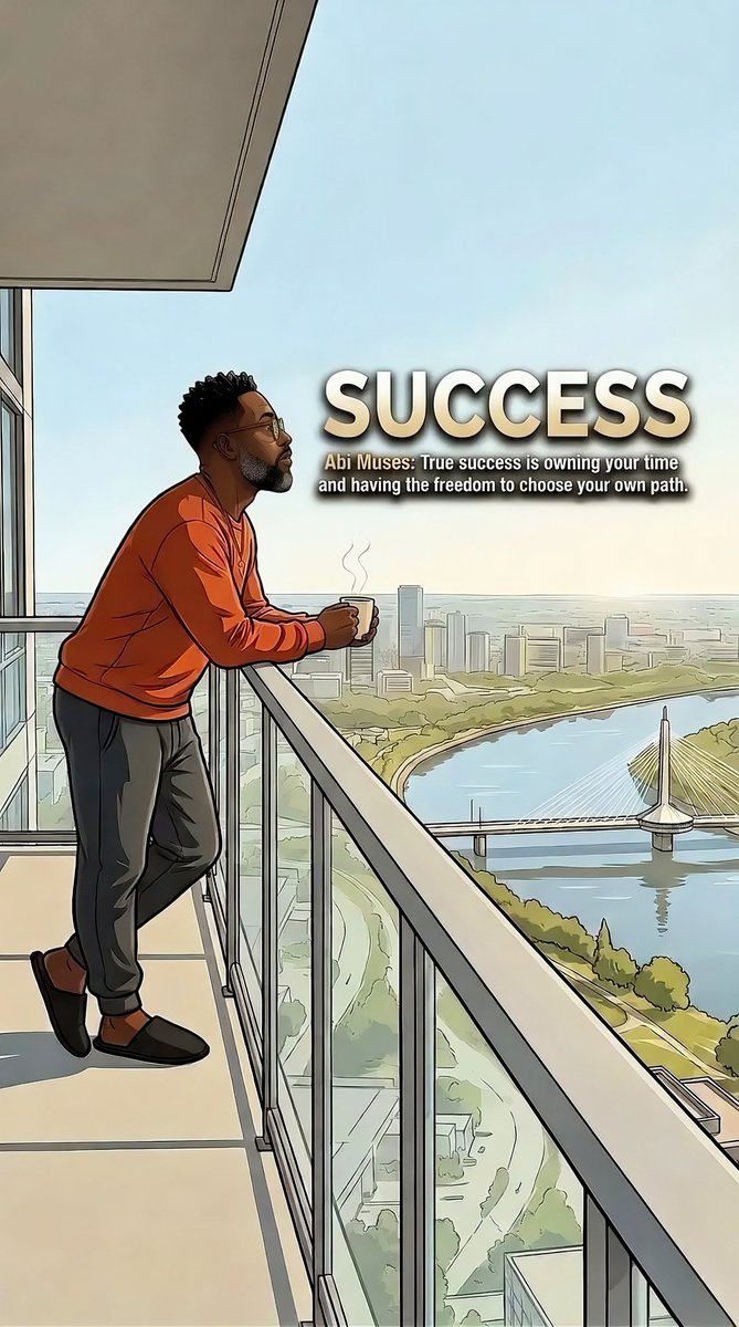 iamabiadeyemi's tweet photo. Seeing a new day is a beautiful reminder that true success is not about money. It is about owning your time and having the freedom to choose your own path. Protect your peace and live life on your own terms. #Mindset #TrueSuccess #AbiUnfiltered https://t.co/THHep7uYcR