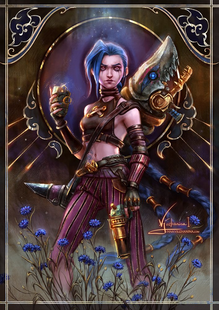InnaVjuzhanina's tweet photo. Anthology of Fate: SAINT OF CHAOS 💥

Starting a new 12 painting art series. And it's not what you think 😎

Each character will be embodyig an archetype, as well as having a companion flower I chose for each for symbolic reasons (more soon!)

#Jinx #arcane #ArcaneSeason2 https://t.co/zzyezwP9I0