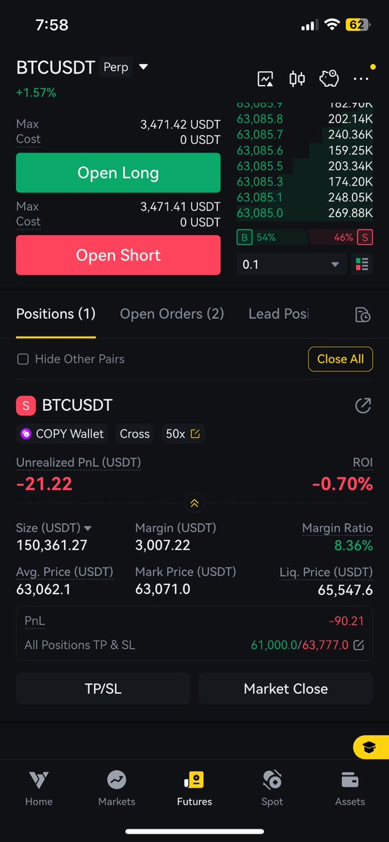 TradeVynX's tweet photo. Shorting btc here 
#btc #tradeidea https://t.co/HxravtrlTl