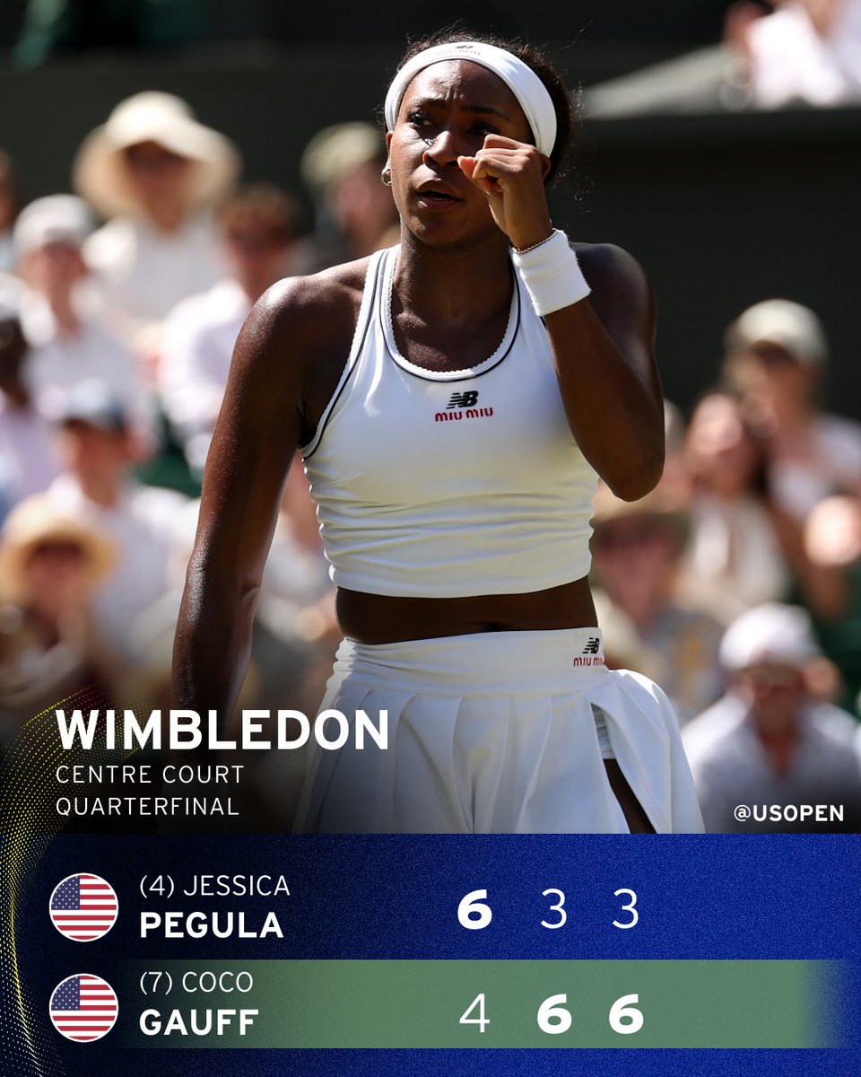 usopen's tweet photo. Coco continues into the Wimbledon semis! https://t.co/5ARP1DLfnk