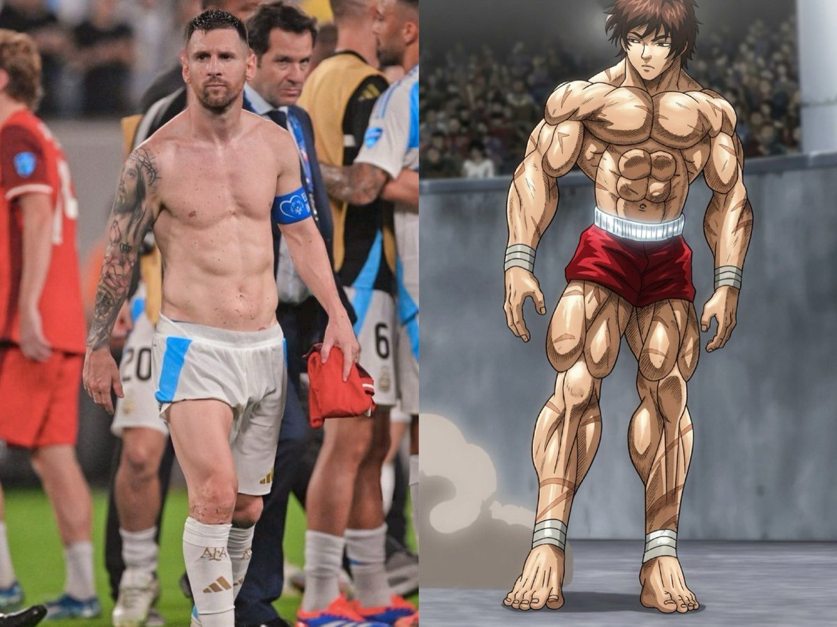 Xmbluee's tweet photo. Hey @grok try swapping the physique perfectly to Messi !! https://t.co/kTHjDICubL