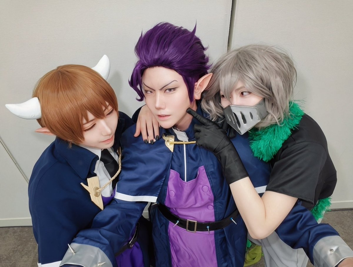 yukiiran's tweet photo. ⚠︎︎コスプレ/cos　
日曜日はおでライに数年ぶりに魔入間くん先生合わせで急きょバラムでお邪魔させて頂きました！急きょにも関わらずイケメンなお二人には感謝&amp;眼福🥰久々過ぎて浦島太郎だったけど楽しゅーございました！お会い出来た方々ありがとうございました！！ https://t.co/xYj1wfOddk