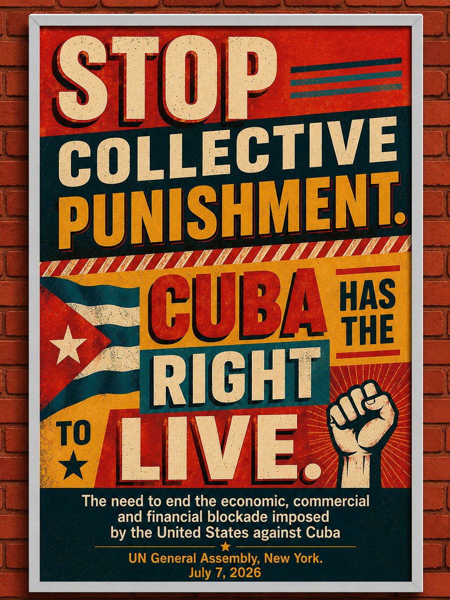 ReginaTopcuba's tweet photo. Cuba is not a threat, the blockade is #LetCubaLive #TumbaElBloqueo https://t.co/BZBVVlyphA