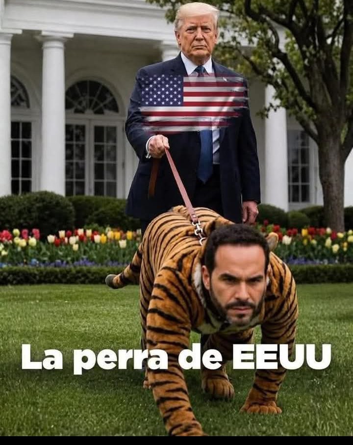 NoMiseria's tweet photo. @Karlos_artu Obvio.
Petro no es un ARRODILLADO LAMECULOS, mascota del imperio.
Rata INMUNDA. https://t.co/sBnHVgtqZt