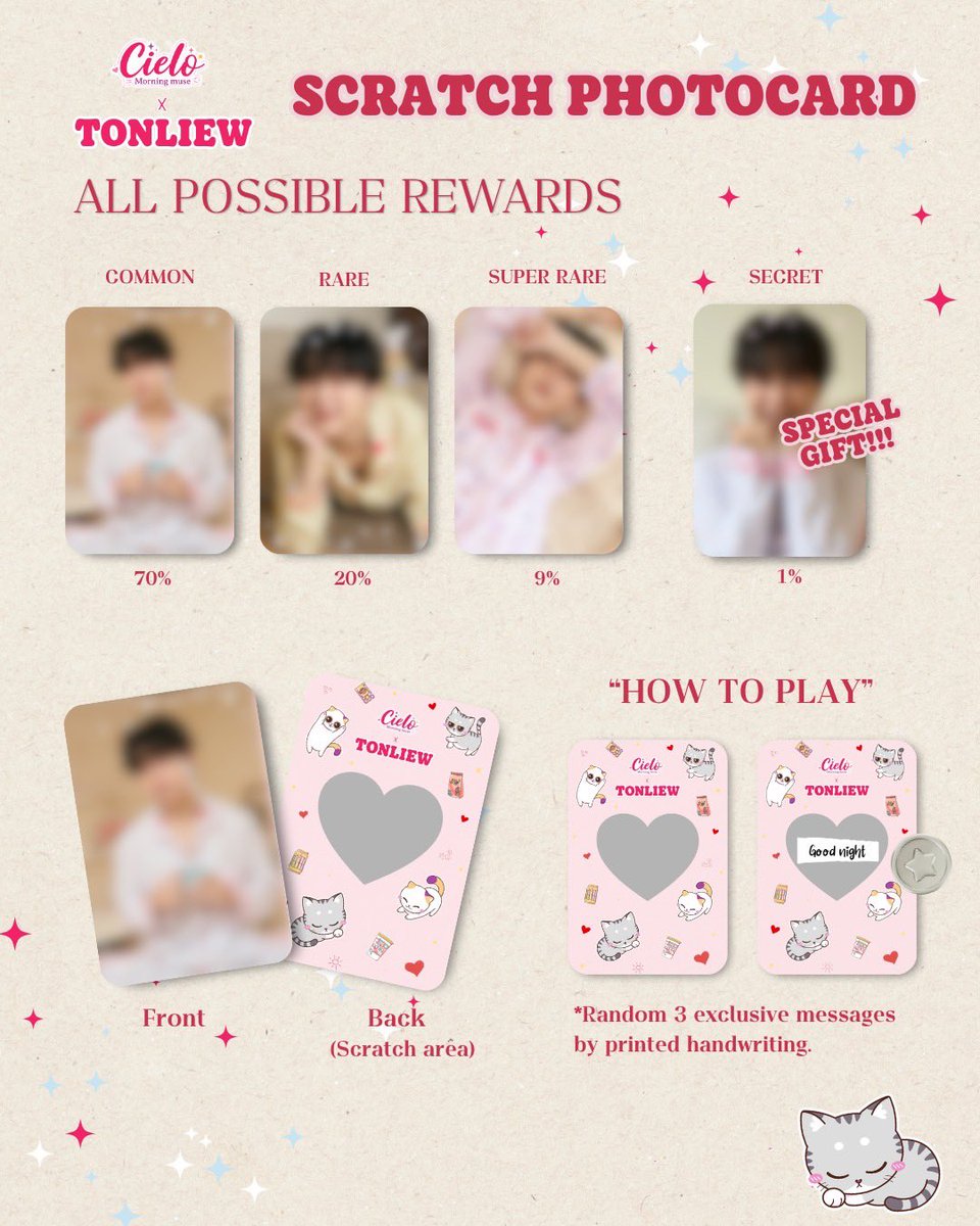 TrendforTonliew's tweet photo. 𐔌 #BakeryCorner 𐂐
𝙆𝙣𝙤𝙘𝙠 𝙠𝙣𝙤𝙘𝙠, 𝙡𝙞𝙩𝙩𝙡𝙚 𝙘𝙝𝙚𝙛𝙨! 🥣🍰
น้องเบ้คแวะมาแจ้งเตือนพี่ๆชาวบัวลอยและชาววิลโลว์กันน้า💛
สำหรับใครที่อยากได้ชุดนอนน่ารัก ๆ และ photo card ต้นหลิวสุดน่ารัก พร้อมสิทธิ์ลุ้นเข้าร่วมกิจกรรม Live Streaming / Video Call สุดพิเศษและสำหรับผู้โชคดีที่ได้เข้าร่วมกิจกรรม จะได้ ถ่ายภาพ 1:1 กับต้นหลิว ด้วยนะค้าบ 🍰✨
🔗 สามารถสั่งซื้อได้ที่:
https://t.co/6WCtzqs9nx
💸 ราคา Set A: 5,490 บาท (Chubby size 5,790 บาท)
💸 ราคา Set B: 1,690 บาท (Chubby size 1,790 บาท)
📆 วันสุดท้ายในการสั่งซื้อ: 8 กรกฎาคม 2569
⏰ อย่าลืมสั่งก่อนหมดเวลาน้า ~ 🥣
ใครยังไม่ได้ตำ รีบตำด่วนน้าาา
ชุดนอนและการ์ดต้นหลิวน่ารักมากๆเลย ไม่ควรพลาดนะค้าบ ✨
มาช่วยกันสนับสนุนพี่คนสวยของเรากันน้าาา 💛🐱
⌇ #cieloheart #cielomorningmuse ⌇
𐂐( #cooheart #tonliewmtp )𓇋