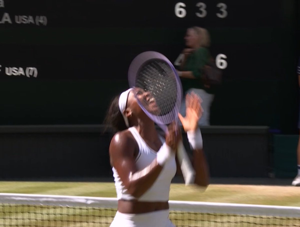 RENAWlLLlAMS's tweet photo. COCO WIMBLEDON SEMIFINALIST FOR THE FIRST TIME IN HER CAREER 🥹 LONG TIME COMING https://t.co/ve3ZQpBG7h