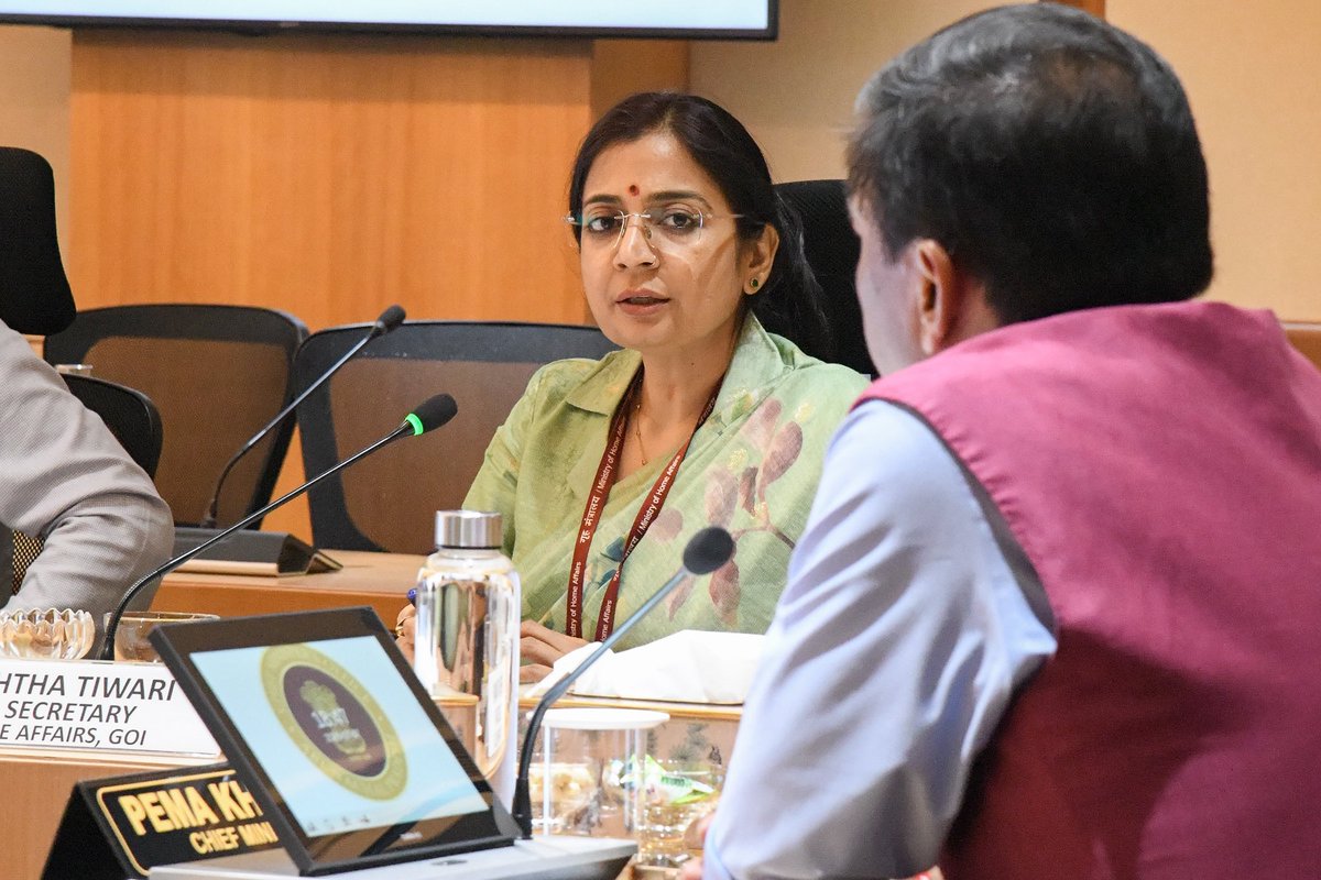 PemaKhanduBJP's tweet photo. Several remote areas in Arunachal have suffered extensive devastation, but their stories remain largely unheard because of difficult terrain and remoteness. 

During my meeting with the Inter-Ministerial Central Team (IMCT), led by Joint Secretary Ms. Nishtha Tiwari, I ensured these unheard voices were brought to the forefront of our flood assessment.

No part of Arunachal will be forgotten. We will ensure that every affected village, however remote, receives equal attention and support.