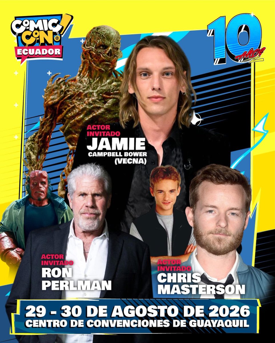 Ticketshow's tweet photo. 🙂‍↔️ Conócelos este 29-30 de agosto en el Centro de Convenciones de Guayaquil. 

Entrada general: $15 + IVA por persona

🎟️ Entradas a la venta ya en @ticketshow o en sus puntos de venta físicos.

#10AñosÉpicos https://t.co/IsJnA7UMzx