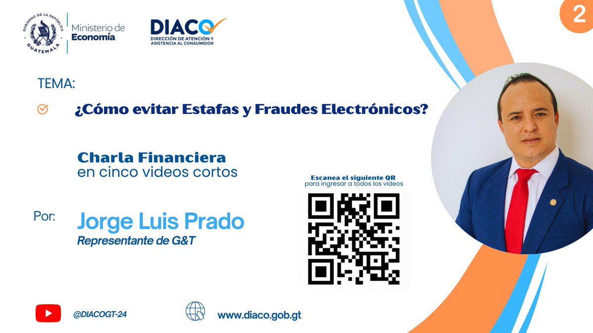 diaco_gt's tweet photo. Educación al Consumidor y Usuario Financiero | Conoce más sobre  ¿Cómo Evitar Estafas y Fraudes Electrónicos? y ¿Qué es el Phishing?  👉Ingresa al siguiente enlace: https://t.co/fjAToTNIxP
#DiacoTeRespalda https://t.co/4pZ4F0SuCH