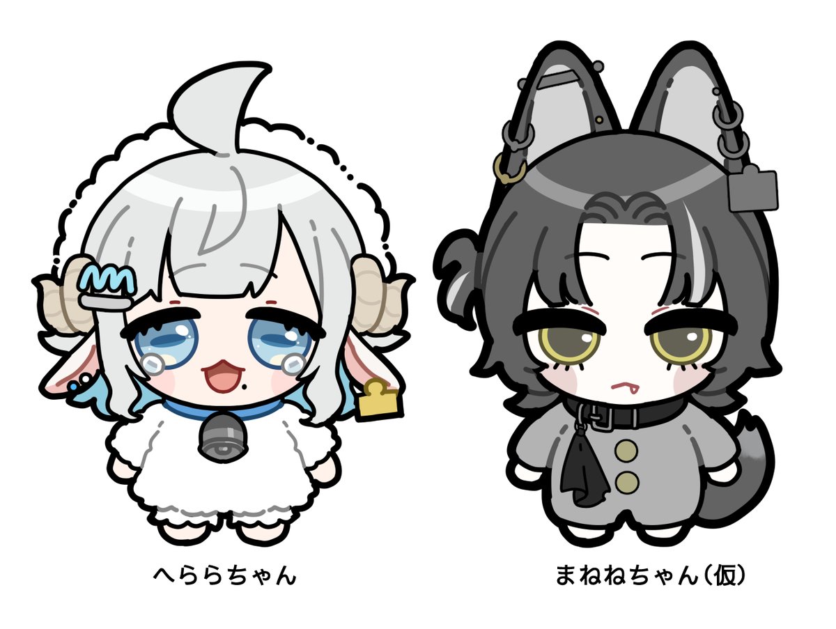 Mizu_kuma_iro3's tweet photo. へららちゃんとまねねちゃん（仮）
#しきかな提出済 
#マネちゃんみて https://t.co/EgiO8WwqVO