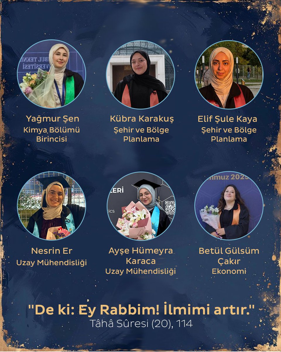 gokboruht's tweet photo. "De ki: Ey Rabbim! İlmimi artır."
Tâhâ Sûresi (20), 114

Büyük bir emek ve azimle lisans, yüksek lisans ve doktora eğitimlerini tamamlayan kıymetli üyelerimizin haklı gururunu ve mutluluğunu paylaşıyoruz. Geleceğe adım atarken yolunuz açık, başarınız daim olsun Gökbörü'lüler! https://t.co/MJg3rA9pdd