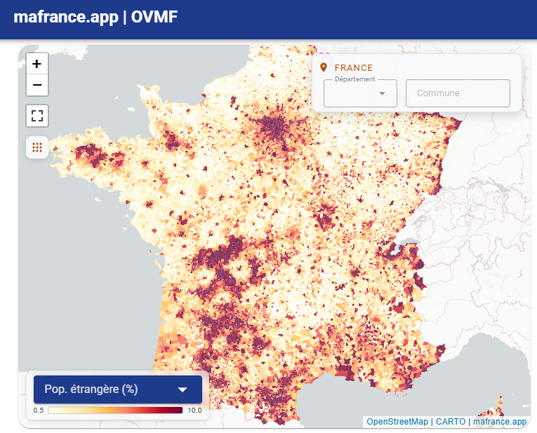 ou_va_ma_France's tweet photo. Carte de la population étrangère en France.
Que remarquez vous ? https://t.co/0sXjHhE1o0
