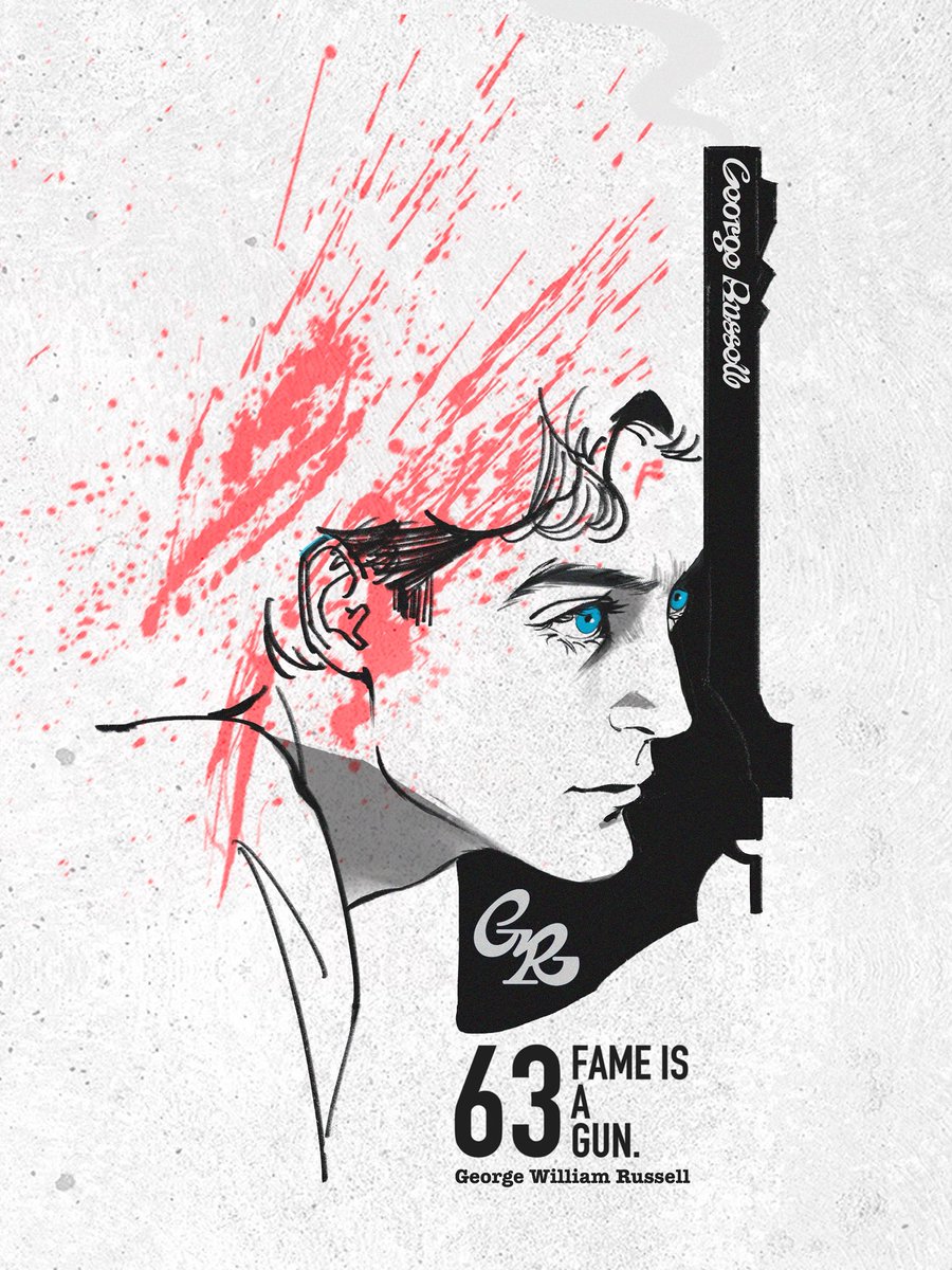 lilymmmm1's tweet photo. Fame is a gun.
#GR63 #georgerussell https://t.co/5vbPH1PDHU