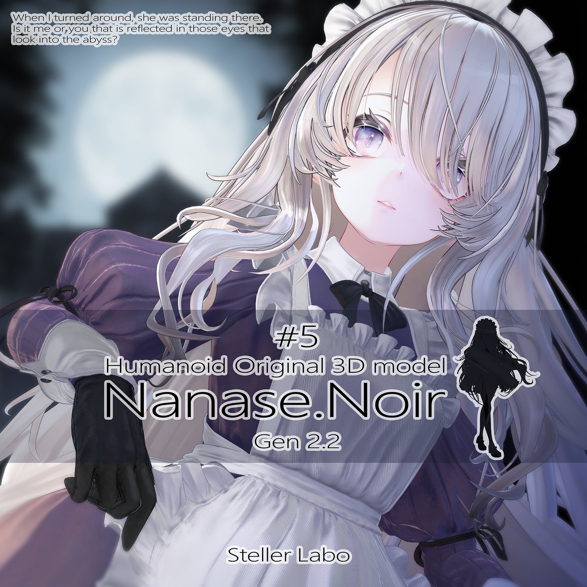 Steller_channel's tweet photo. オリジナル3Dモデル 『ナナセ・ノワール -Nanase Noir-』
リリース2周年を記念して新衣装を追加致しました!

記念セールとして
【完全版】を20%OFF【6000円→4800円】で販売致します!　
(2026 7/31 23:59まで)

今月はgen3.0へのアップデートも控えておりますので
是非 この機会によろしくお願い致します😊

#VRChat #ナナセノワール3D

商品リンクはリプ欄↓