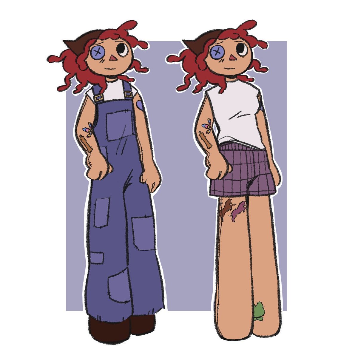 cinemantagonist's tweet photo. more butch ragatha i drew for an artfight ref 🤙 #ragatha #tadc https://t.co/Byxcuf7tnQ