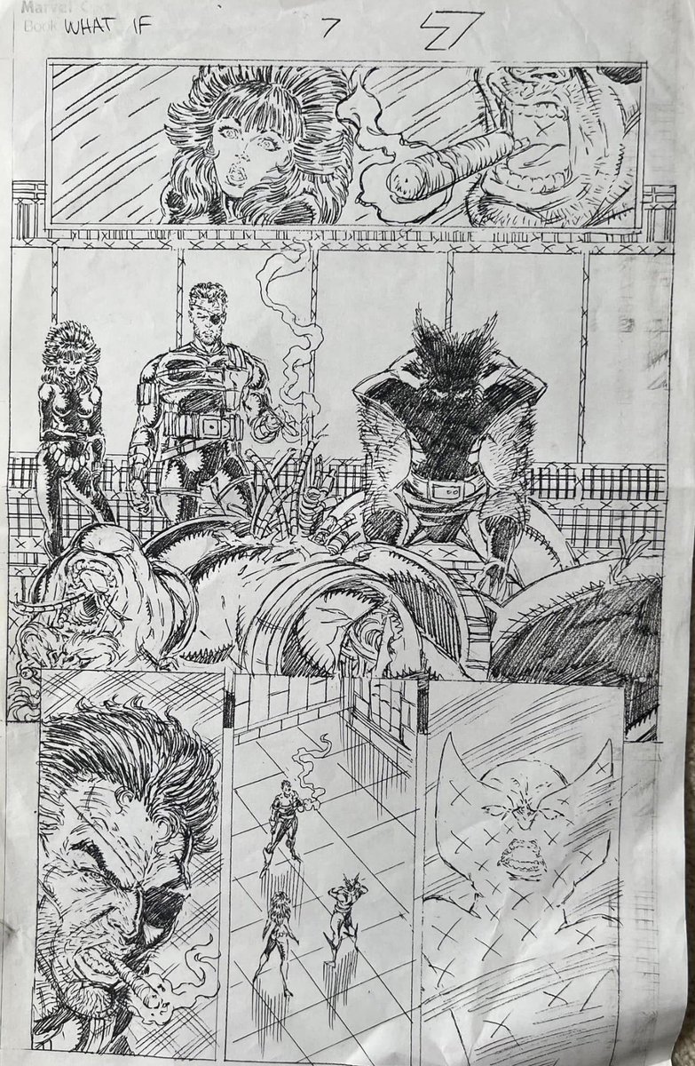robertliefeld's tweet photo. Found some copies of my What If Wolverine pencils. https://t.co/2ZkybpBkLq
