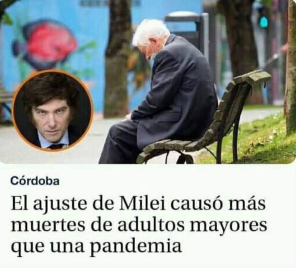 claudio_home's tweet photo. MEMORIA ACTIVA A LA HORA DE VOTAR!!!!!
ESTE GOBIERNO DE MIERRRDAA LO LOGRO!!!
SI TE QUEDA ALGO DE EMPATIA POR LOS QUE MENOS TIENEN Y MAS PRECISAN!!!!
#MileiEstafador 
#MileiDestruyeArgentina https://t.co/EJB8MgehVj