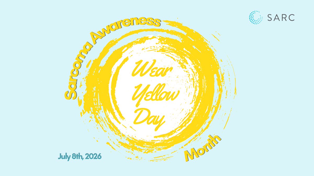 SARCtrials's tweet photo. Today we wear yellow for every person affected by #sarcoma. Whether you're a patient, survivor, caregiver, researcher, physician, or advocate—you are part of this community.

Why are YOU wearing yellow today?

#WearYellowForSarcoma #sarcomaawarenessmonth #sarcomaresearch https://t.co/amRV8mXJPY