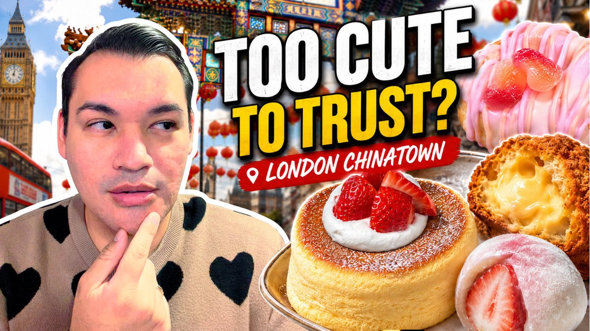 jerry_tapia's tweet photo. London Chinatown really said: “Look how cute these pastries are.”

And my chef brain said: “…but do they taste good?” 🍰🇬🇧

New video is live — I tried mochi, soufflé pancakes, peach doughnuts, cream puffs, and more.

Watch here: https://t.co/bICQNK3TD1

#LondonFood #FoodVlog https://t.co/yrGUz0DAXc