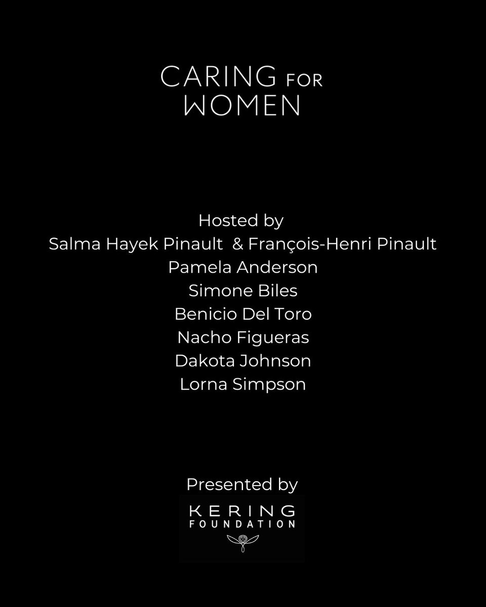 KeringGroup's tweet photo. The Fifth Annual Caring for Women Dinner, presented by Kering Foundation, returns to New York City this September.

Discover more about Kering Foundation's mission and impact: https://t.co/yQgO5bsTsv

#CaringForWomen #KeringFoundation https://t.co/mjbr8OcvV5
