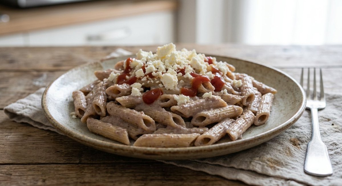 Chef_franco74's tweet photo. La Pasta alla Norma nel 2026 è cremosa! 🍆🍝
Basta con quelle melanzane unte a fette. Io le ho frullate con la panna per una vellutata top. E al posto della ricotta salata (troppo forte), feta greca e un filo di ketchup per l'acidità.
Mille volte meglio dell'originale! 👇🔥 https://t.co/7KMPLF5Veo