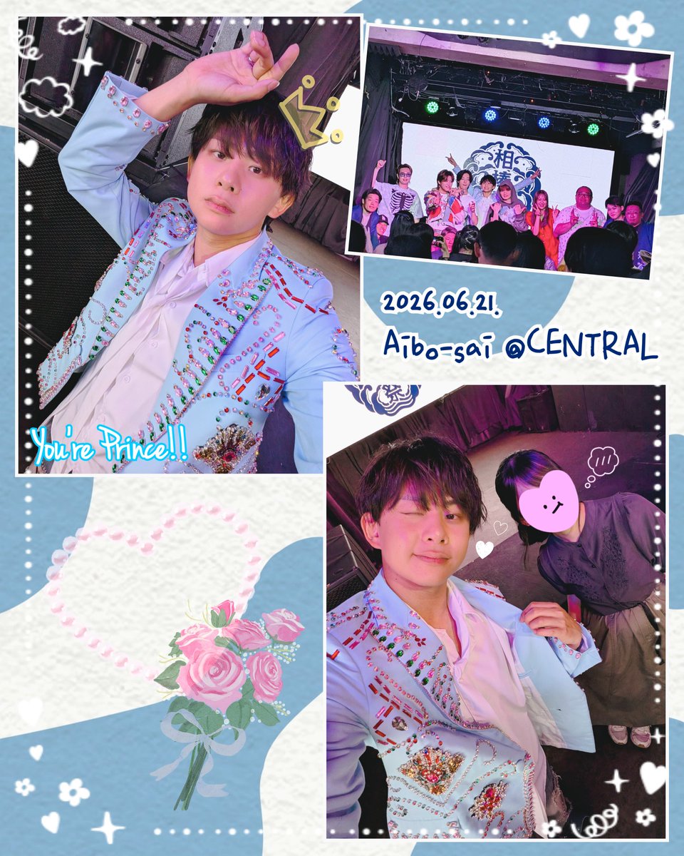 _ts_tk__'s tweet photo. 0621📢相棒祭 @ CENTRAL 

こちらも遅くなってごめんよぅ🫠🫠
今までのとは少し毛色の違った対バンで、また新たな音楽に触れられた時間だった⏰️
他アーティストさんも一緒に盛り上がってくれて、嬉しかったな🥹✨
マル秘の王子様ポーズも大変かっこよかったぞ〜！！👑💕

ALT⏩ #みすみみる https://t.co/4wBb7dbThI