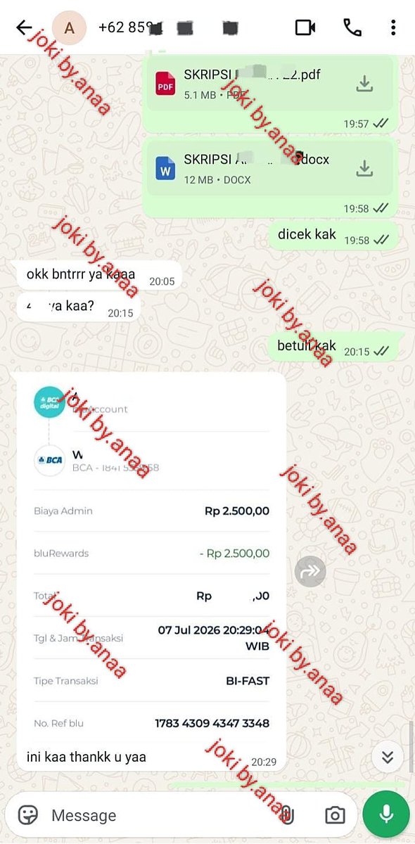 xfluvy's tweet photo. 2. Testi joki pembuatan no halaman dan rapihin file express https://t.co/jgCXdv7EGk