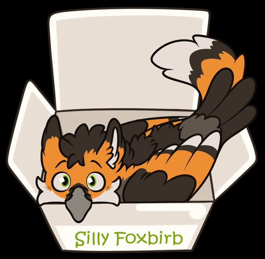 aVentureBirb's tweet photo. Your order of "Silly Foxbirb" is ready for pickup 👉🥺👈 

 🎨 by @Panicpigeon https://t.co/SiXhkgDUvA