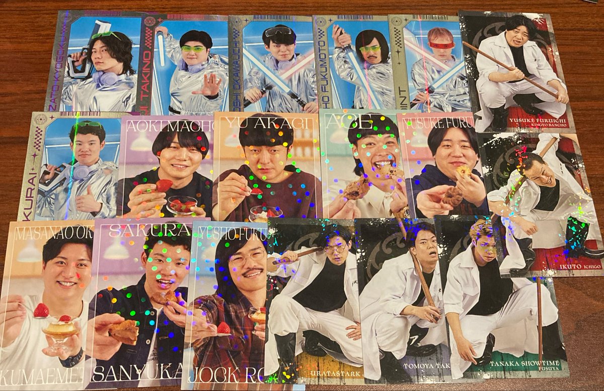 syvn12's tweet photo. よしもとコレカ 7th Edition

譲)画像1-2
求)ドンデコルテ
ヤンキー 銀次、 ラッキー7 小橋
スポットライト

上記を含む場合、各種レア多田/文田も可能。同レアであれば異種可能です
都内手渡しor郵送 検索からでもお気軽にお声がけください https://t.co/V60IszOkaY