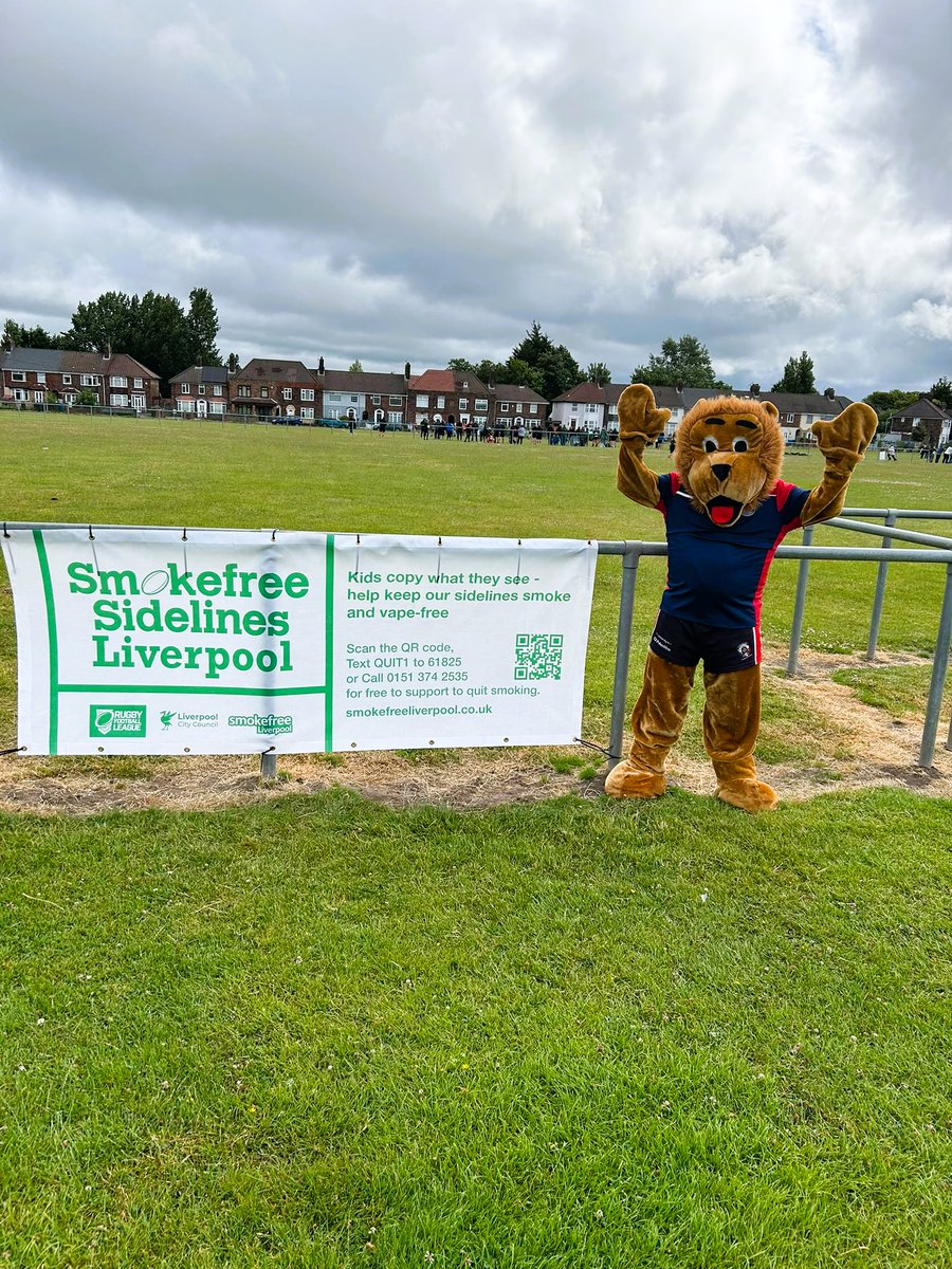 LiverpoolParks's tweet photo. Proud to support the launch of #SmokefreeSidelines in youth rugby at #MagicWeekend 💙🏉
Building on its success in youth football, the campaign helps create healthier environments for young people in sport.
More: https://t.co/ove4rmgMj2 #HealthyLiverpool #LiverpoolParks https://t.co/kpGyKp1h9x