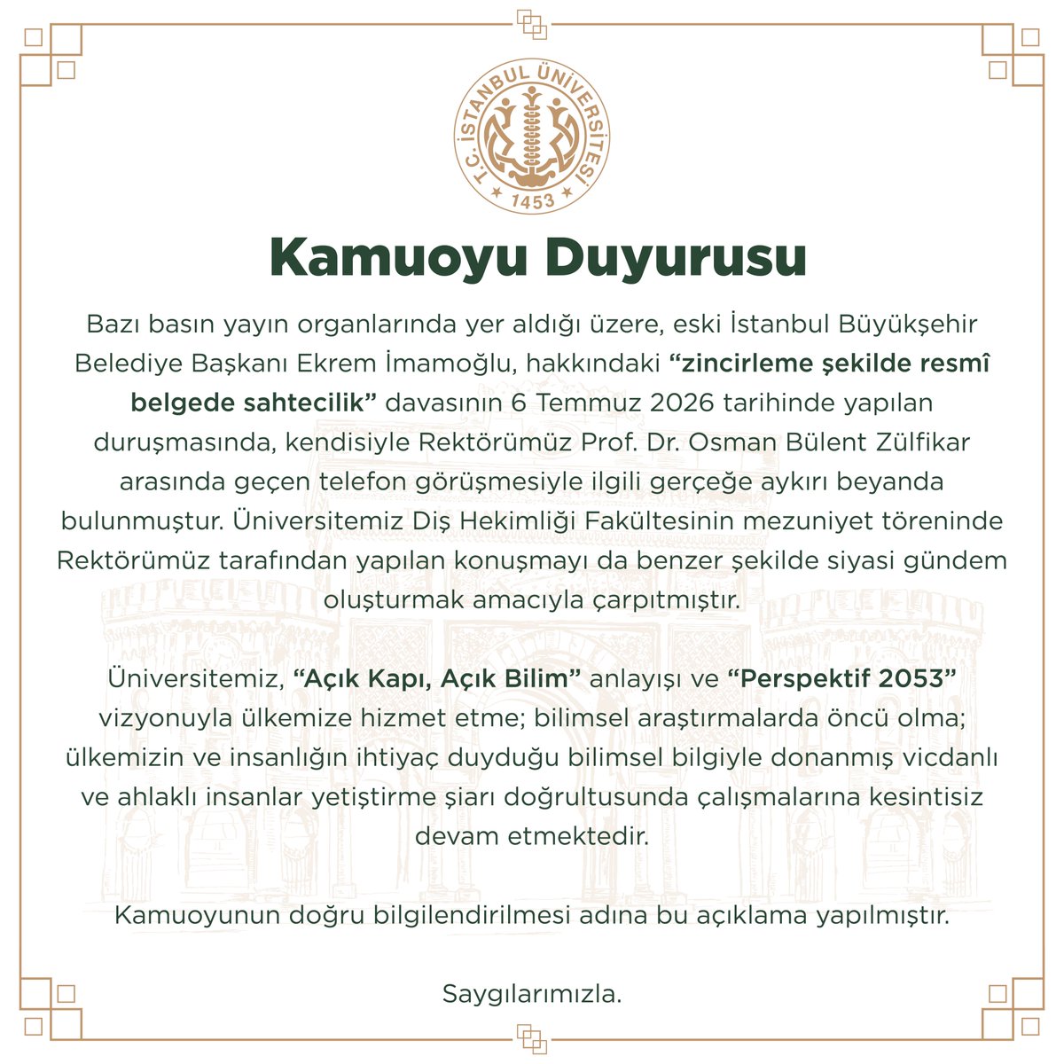 istuniresmi's tweet photo. Gerçeğe Aykırı İddialar Hakkında Basın Açıklaması

https://t.co/mEs6Sg4mgY https://t.co/wcXJZ0cPjf