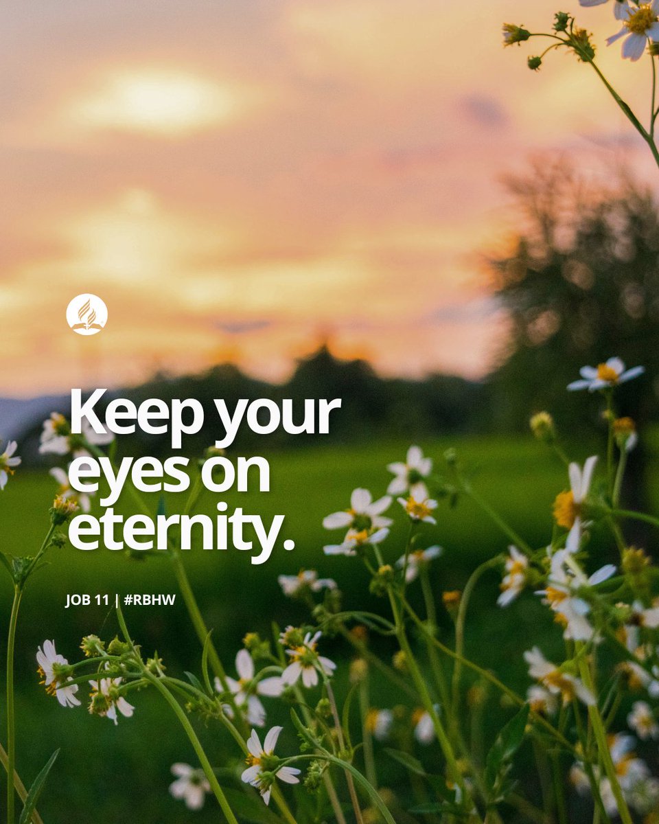 AdventistIAD's tweet photo. Zophar focuses only on the present, but Job reminds us that true hope is found in God and His promises. Keep your eyes on eternity. #RBHW https://t.co/kRialuxV9a