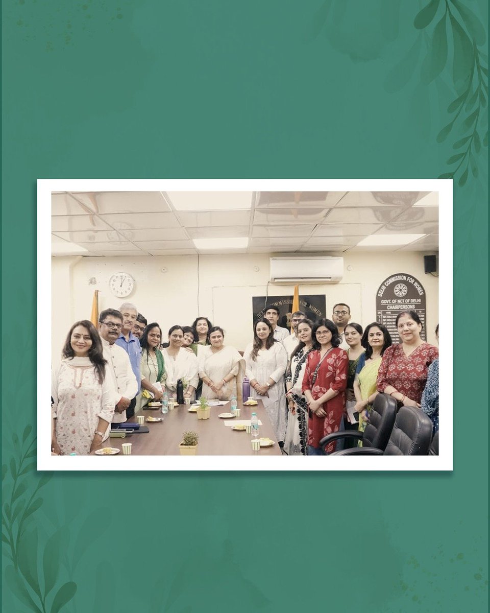 neelimaasona's tweet photo. Attended the Expert Committee Meeting with the @DCWDelhi to discuss stronger support systems, accessible legal aid, and safer, more empowering spaces for women.

#VedicEmotionalIntelligence #WomenEmpowerment #WomenSafety #MentalWellbeing #SocialImpact https://t.co/2O6MZJ4p2j