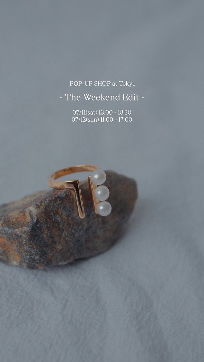 NandoJewelry's tweet photo. 建築デザインから着想を得た構造で、宝石が最も美しく輝く光を追求したジュエリーを制作しています💎

7月は東京・入谷と名古屋で、実際にジュエリーをご覧いただけます。

━━━━━━━━━━━━━━━

【東京】 📍SOOO dramatic!
（入谷にあるギャラリー）
-The Weekend Edit-
7/11(土) 13:00–18:30 7/12(日) 11:00–17:00

デザイナーとお話ししながら、 ・ご試着 ・セミオーダー ・お持ち込みルースのご相談 なども承ります。
※定番品に加え制作過程で生まれたサンプル品、
お求めやすくなったB品も登場します デザイナーと縁のある6ブランドとの共同開催です
━━━━━━━━━━━━━━━

【名古屋】 📍LACHIC 名古屋 1F
7/31(金)–8/4(火) 11:00–21:00

4年ぶりの名古屋POP-UP💎
写真では伝わらない宝石の輝きや、一点ごとに異なる表情を、ぜひ実際にご覧ください。

━━━━━━━━━━━━━━━

会場へのアクセスや詳細は、ツリーに繋げていきます。
皆さまとお会いできることを楽しみにしております☺️