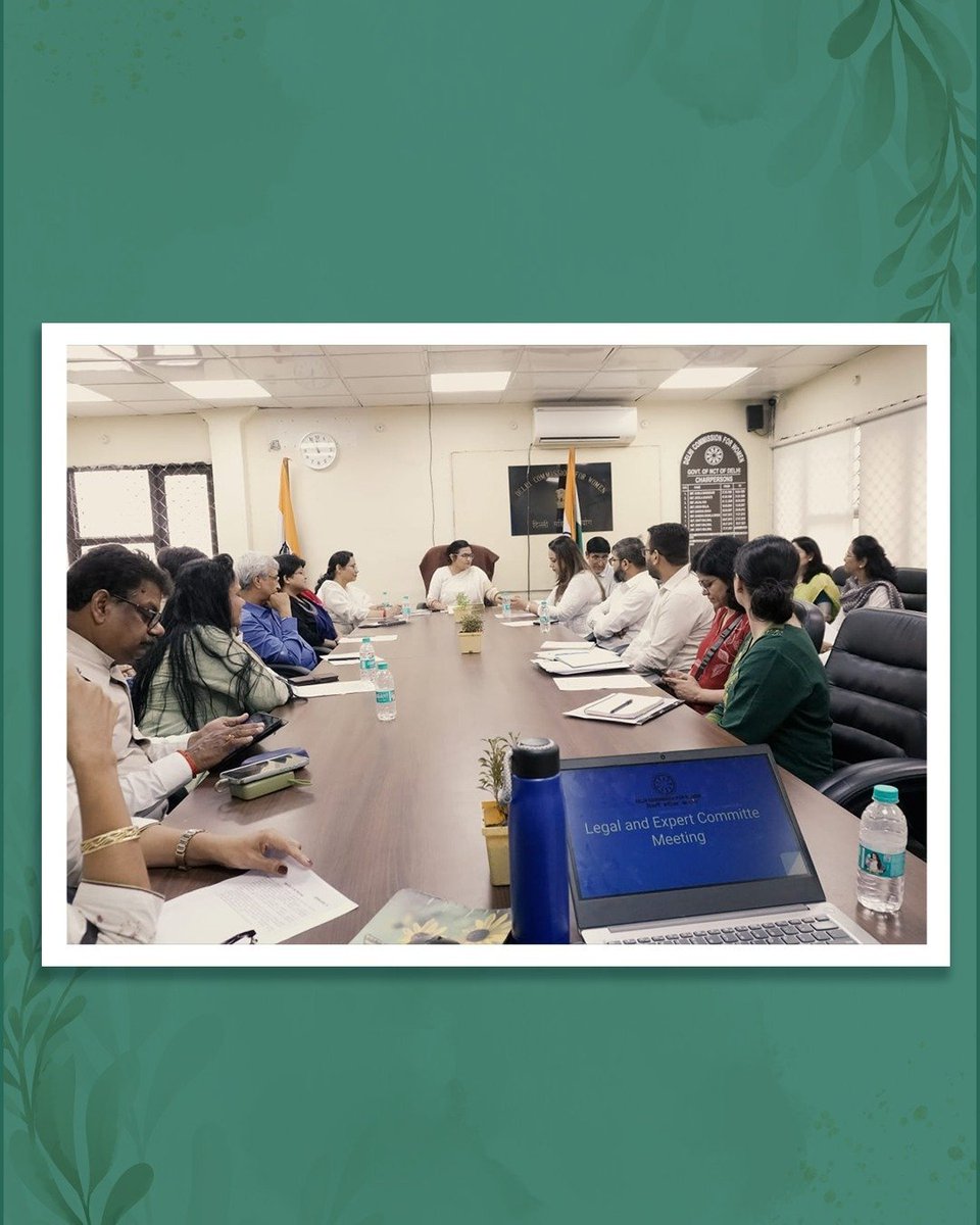 neelimaasona's tweet photo. Attended the Expert Committee Meeting with the @DCWDelhi to discuss stronger support systems, accessible legal aid, and safer, more empowering spaces for women.

#VedicEmotionalIntelligence #WomenEmpowerment #WomenSafety #MentalWellbeing #SocialImpact https://t.co/2O6MZJ4p2j