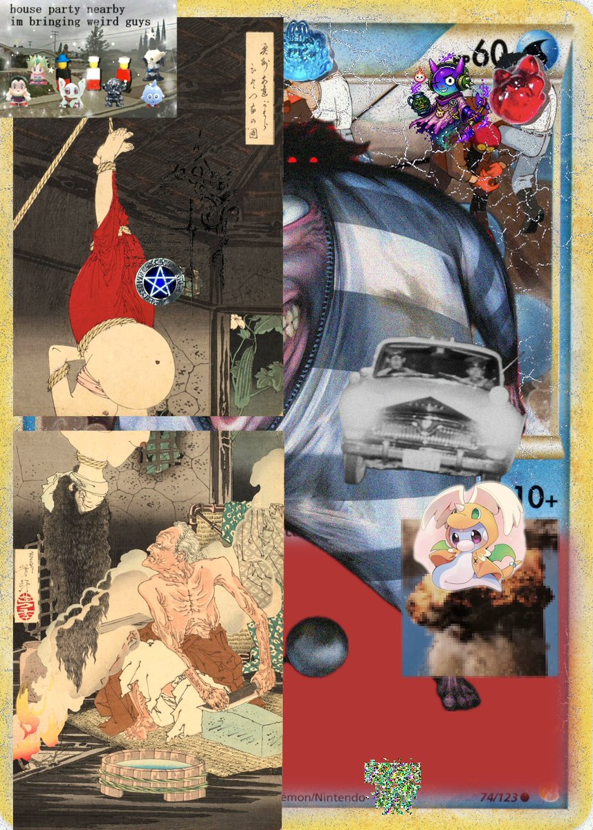 sssluke1's tweet photo. Many collectors have niche interest in Card2, like Pokemon, Altered, Drifella traits. I'm most interested in strong collage compostions/combinations. https://t.co/LBlrbXXv9B