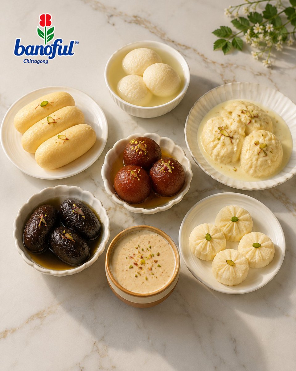 BanofulSweets's tweet photo. Think you've tasted great desserts? 🍬
Traditional Bengali sweets offer a completely different experience—rich flavours, delicate textures and recipes that have been enjoyed for generations.

#Banoful #BengaliSweets #LondonFood #EastLondon #DessertLovers #AuthenticTaste #FoodieUK https://t.co/8DY06tUg7O