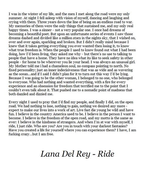 greatestptl's tweet photo. The entire RIDE monologue https://t.co/AK5b4tmTKj