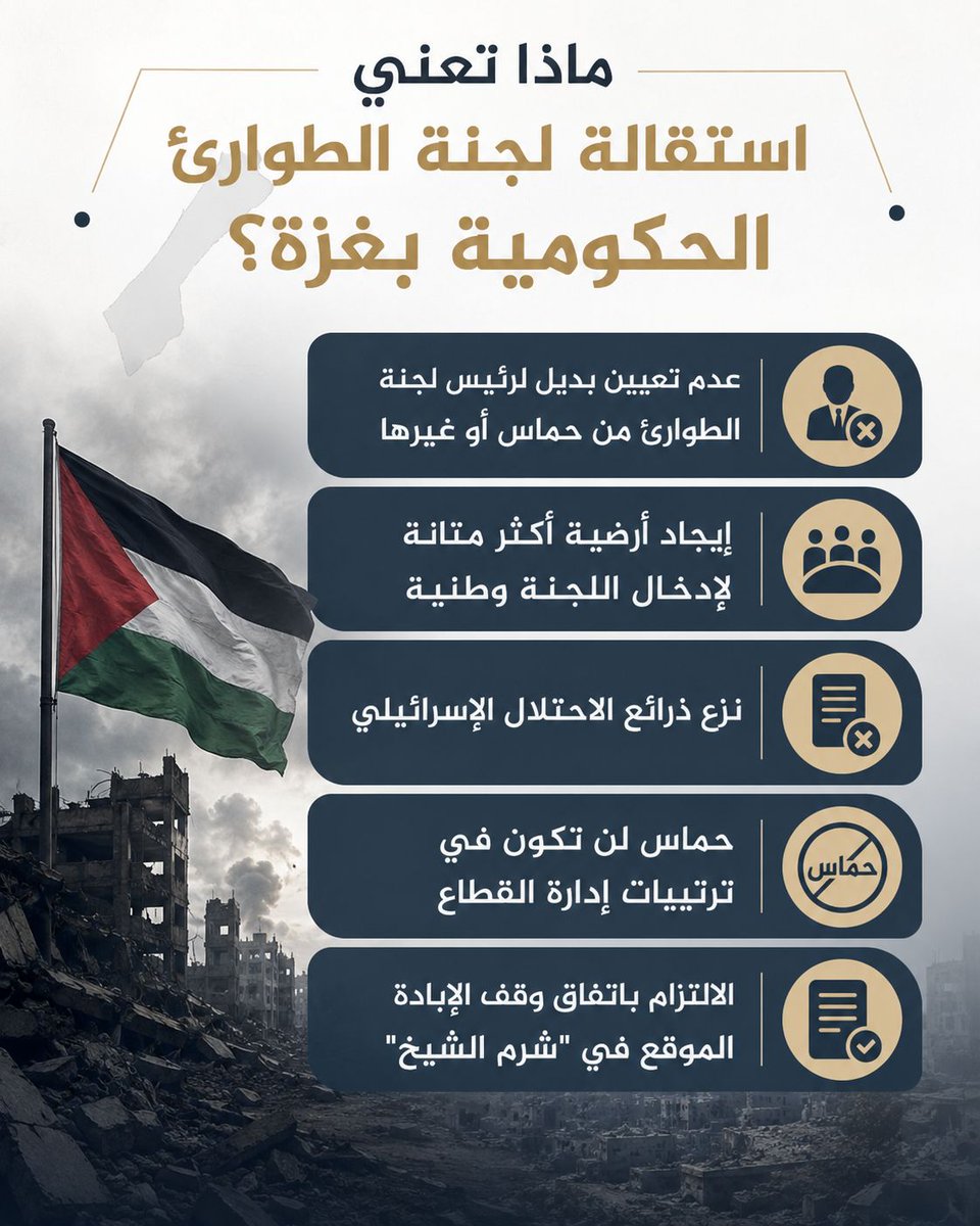 HamdyMahmoudMo's tweet photo. ماذا تعني استقالة لجنة الطوارئ الحكومية بغزة؟ https://t.co/0sMWblrmhj
