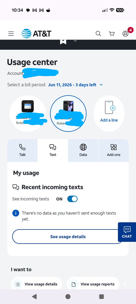 rob_howard44783's tweet photo. @xflation @Collinslayla Tested. Google SMS did not show up in my ATT history.

Layla's evidence is inconclusive. https://t.co/m3ymENMZKT