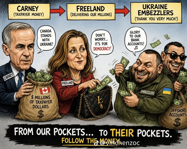 alda_mcculloch's tweet photo. @MelissaLMRogers They are laundering aka STEALING Canadian tax dollars and enriching themselves. It is all about KILLING CANADA! https://t.co/qhutPsLnsj