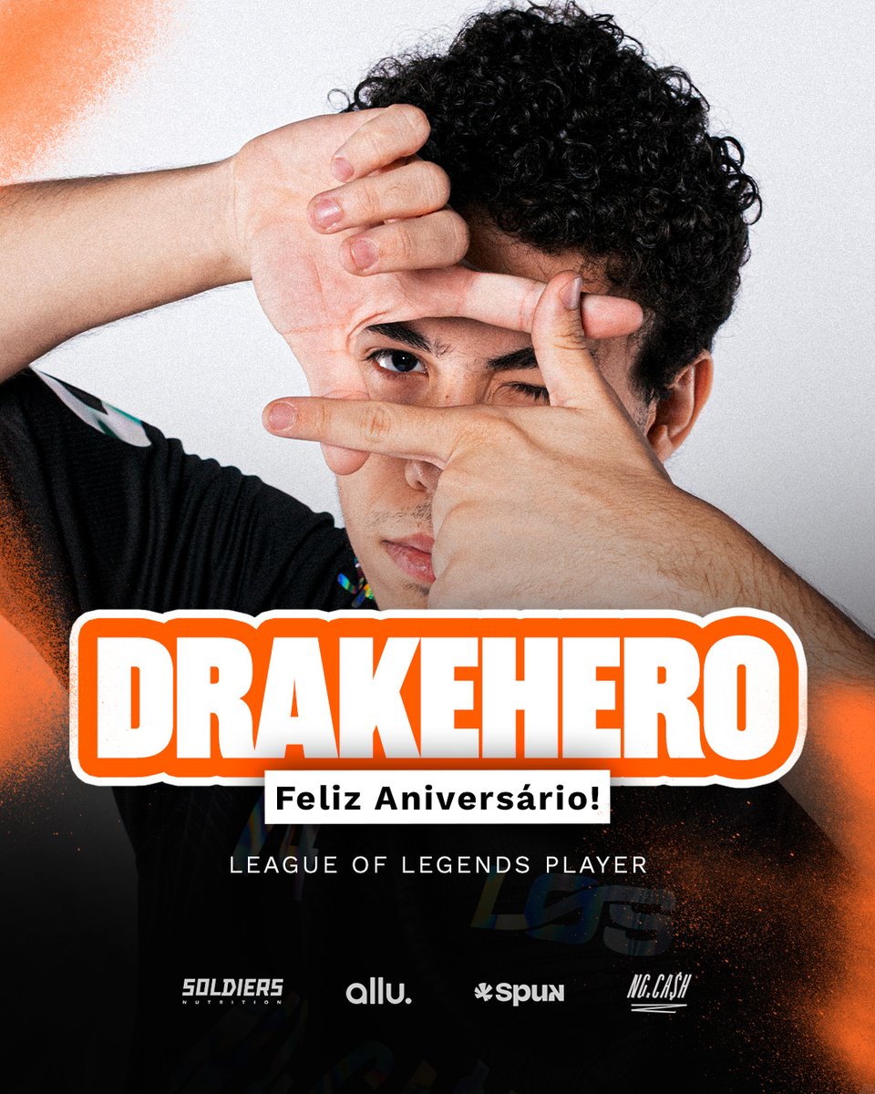 losgrandesgg's tweet photo. TEM GENTE FAZENDO ANIVERSÁRIO HOJE! 🎂

Hoje o dia é dele! Desejamos muita saúde, sucesso e muitas vitórias dentro e fora do Rift para o nosso jungler.

Deixe seu feliz aniversário para o @Drakeherolol aqui nos comentários! 👇🧡

#goLOS https://t.co/k3Pes7D5rL