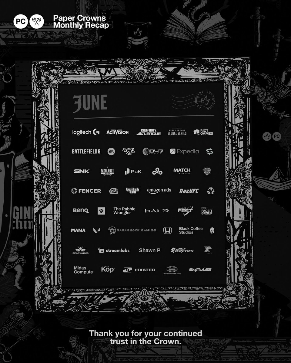 papercrowns's tweet photo. Looking back at all of the amazing partners who entrusted us, we're incredibly excited to continue to continue to elevate in Q3. More to come. 

Reimagine Everything™ https://t.co/FUyoIUehPf