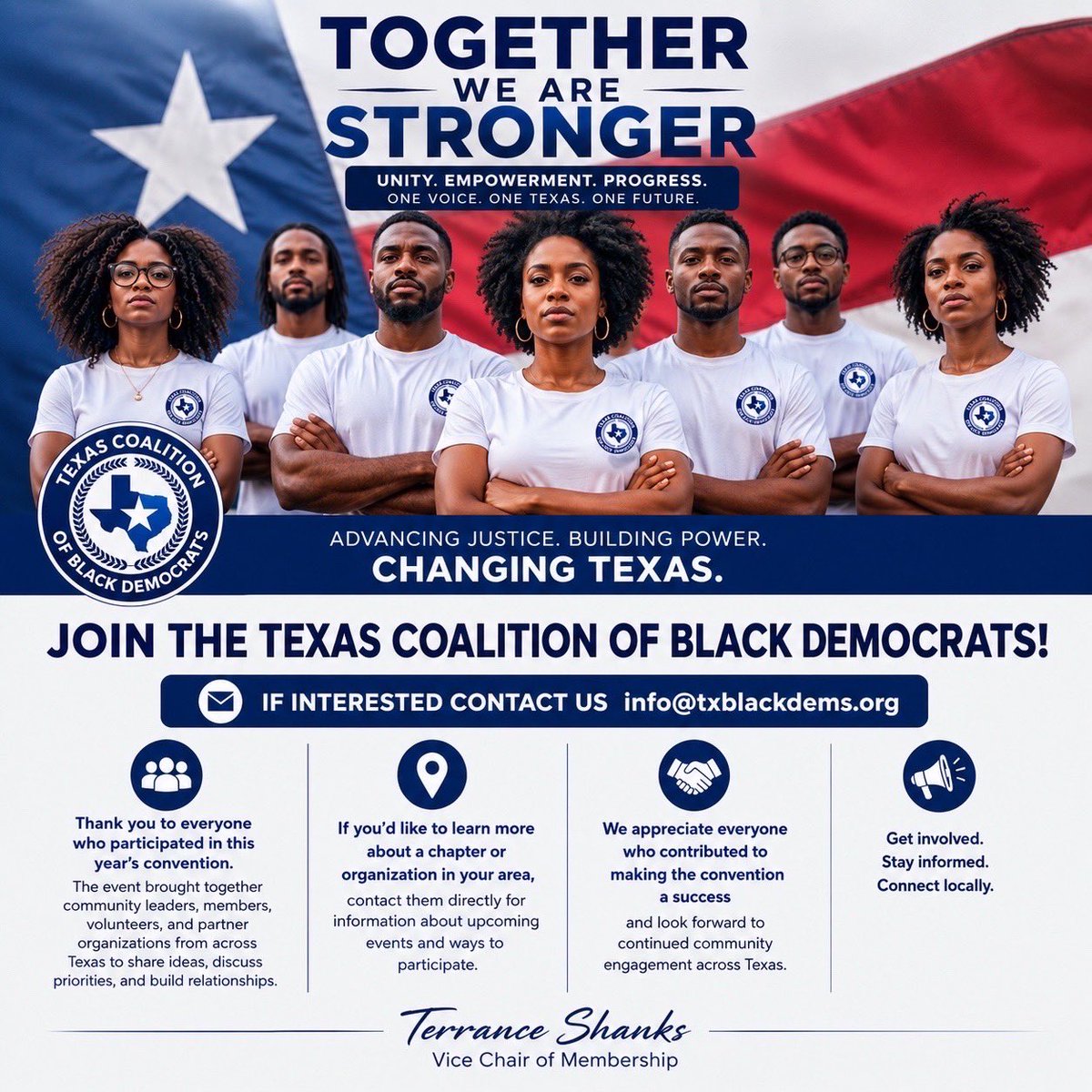 txblackdems's tweet photo. Join the Movement. Build the Future. 🚨 https://t.co/BcYnv2Xz3D