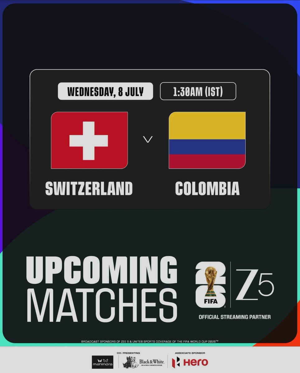 ZEECorporate's tweet photo. One match stands between hope and heartbreak.

The final Round of 16 clash will decide who keeps the dream alive and joins the last eight.

Poora India Watchega, LIVE and exclusive on #Zee5.

#FootballWorldCup2026 #HomeOfSports #WatchTheAction https://t.co/zgFtTk8H88