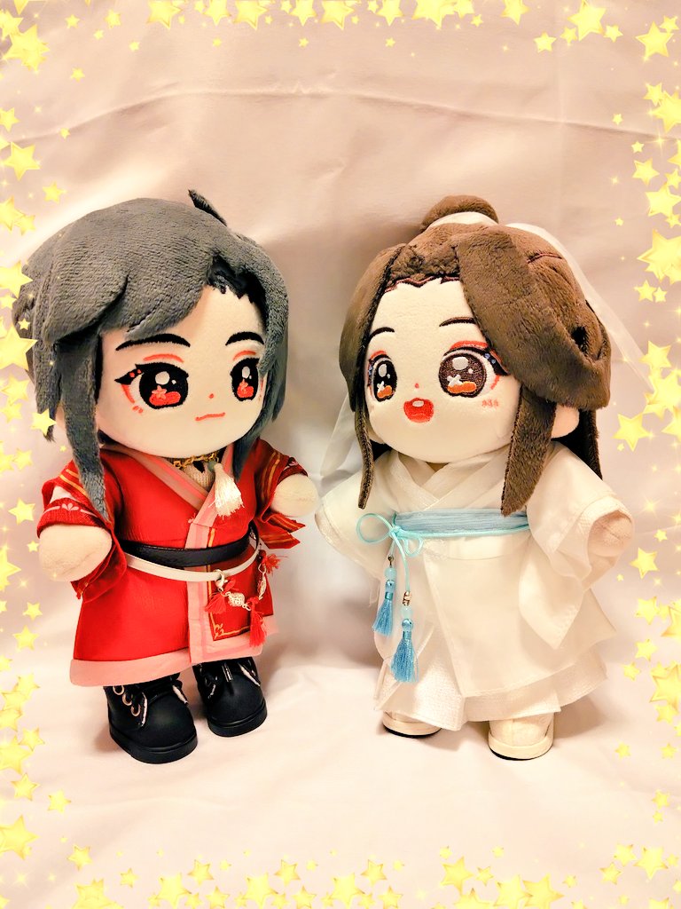 Twins_ahymh's tweet photo. 七夕🎋らしいことを何もできなかったからとりあえず見つめ合う花怜ぬいさんを眺める… https://t.co/mWwEoAzyoS