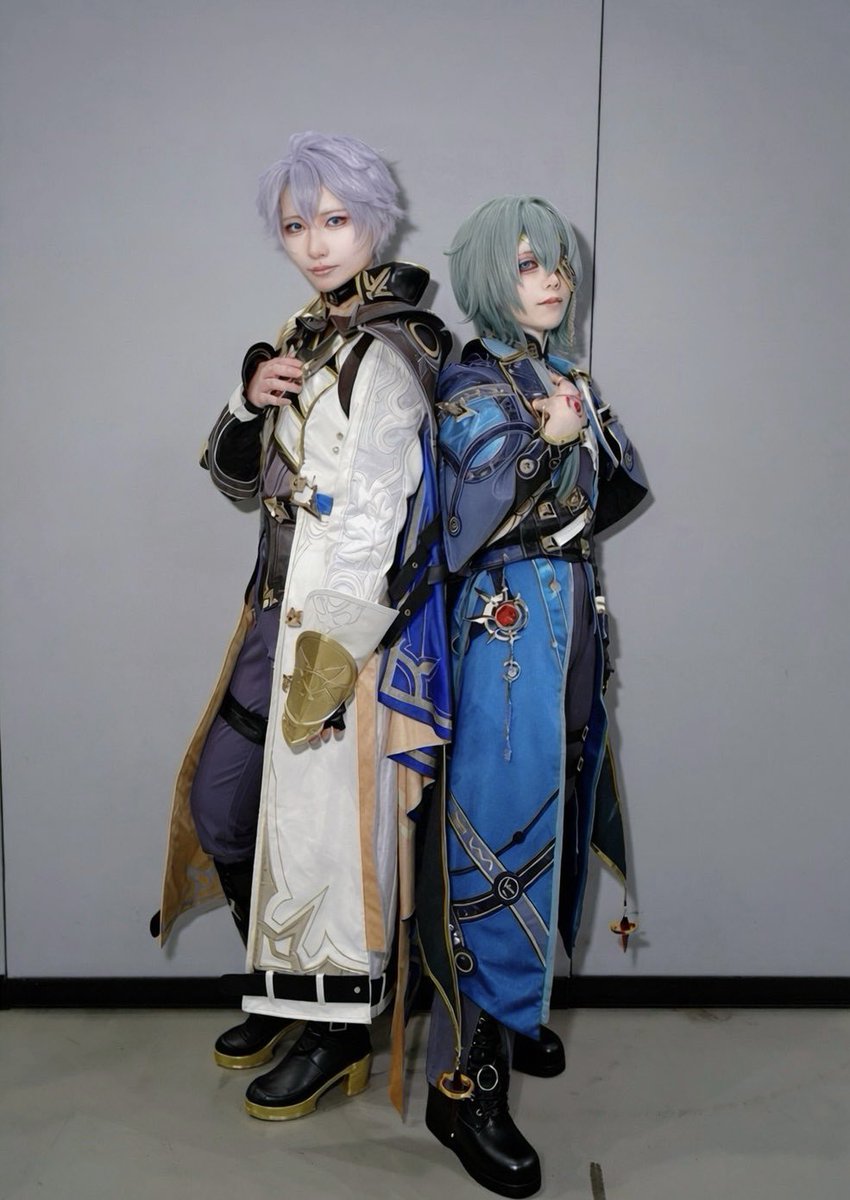 kuonxxxchu's tweet photo. cos/コスプレ
崩壊:スターレイル

ファイノン☀️ Phainon
アナイクス🌿 Anaxa

撮影していただきました😭🫶

📷 @arkaround2009 
#仙コミ https://t.co/38GIyZGJGC