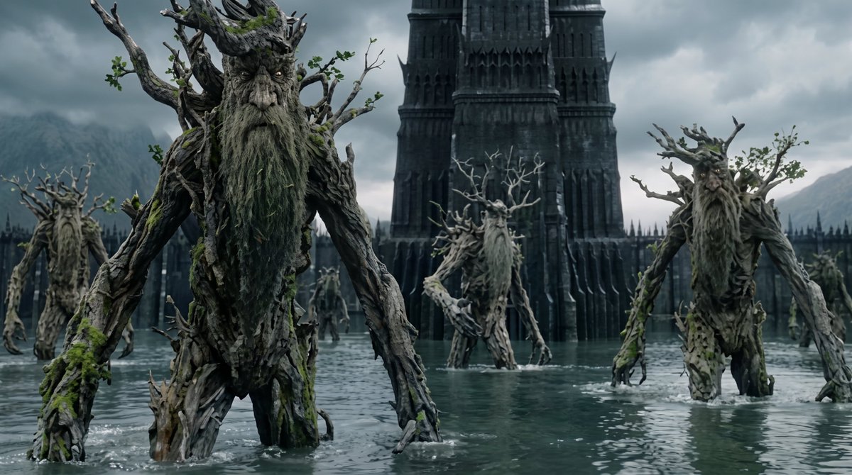 Juke11__'s tweet photo. The Mouth of Sauron arrives at Isengard https://t.co/YwaWGhNCch