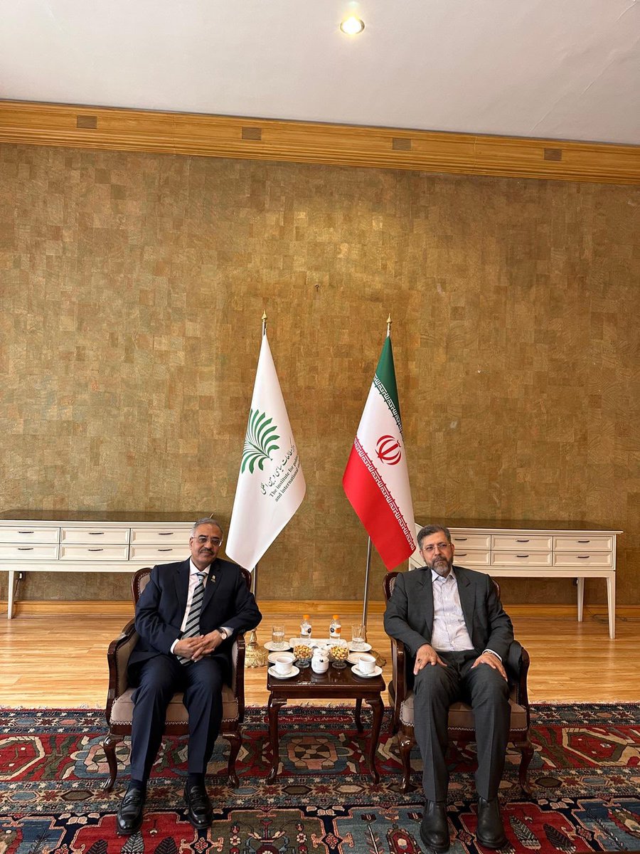 D8SecGen's tweet photo. Honoured to be received by H.E. Foreign Minister Dr. Seyed Abbas Araghchi (@araghchi) for a bilateral meeting during my visit to Tehran. I reiterated our condolences, reaffirmed solidarity with the people of Iran, and wished success for the Iranian leadership’s efforts for durable peace, progress and prosperity. I also apprised him of recent progress on various tracks of cooperation within the D-8 framework and highlighted the D-8’s present profile and future trajectory. 

Foreign Minister Araghchi graciously thanked for my participation in the ‘Farewell and Tribute Ceremony’; underlined Iran’s strong national resolve as well as commitment for peace through dialogue and diplomacy; and emphasised the importance of enhanced economic cooperation in the transformed regional landscape. FM Araghchi also reaffirmed Iran’s steadfast commitment to D-8 as a founding member and assured that Iran would continue to contribute substantially to the advancement of D-8 agenda of cooperation across the broad spectrum. We exchanged views on ways to realise new opportunities for increased trade, investment, energy cooperation, and hard and soft connectivity, arising from the transformation underway. 

During the visit, I also had substantive interactions with H.E. Deputy Foreign Minister Dr. Saeed Khatibzadeh and D-8 Commissioner Ambassador Alireza Tootoonchian. Our exchanges focused on enhancing policy dialogue, deepening D-8 collaboration in priority areas under the Decennial Roadmap 2020-2030, and measures to strengthen #D8’s institutional capacity, organisational effectiveness, and international profile and visibility. 

#D8 #Iran #EconomicCooperation #Trade